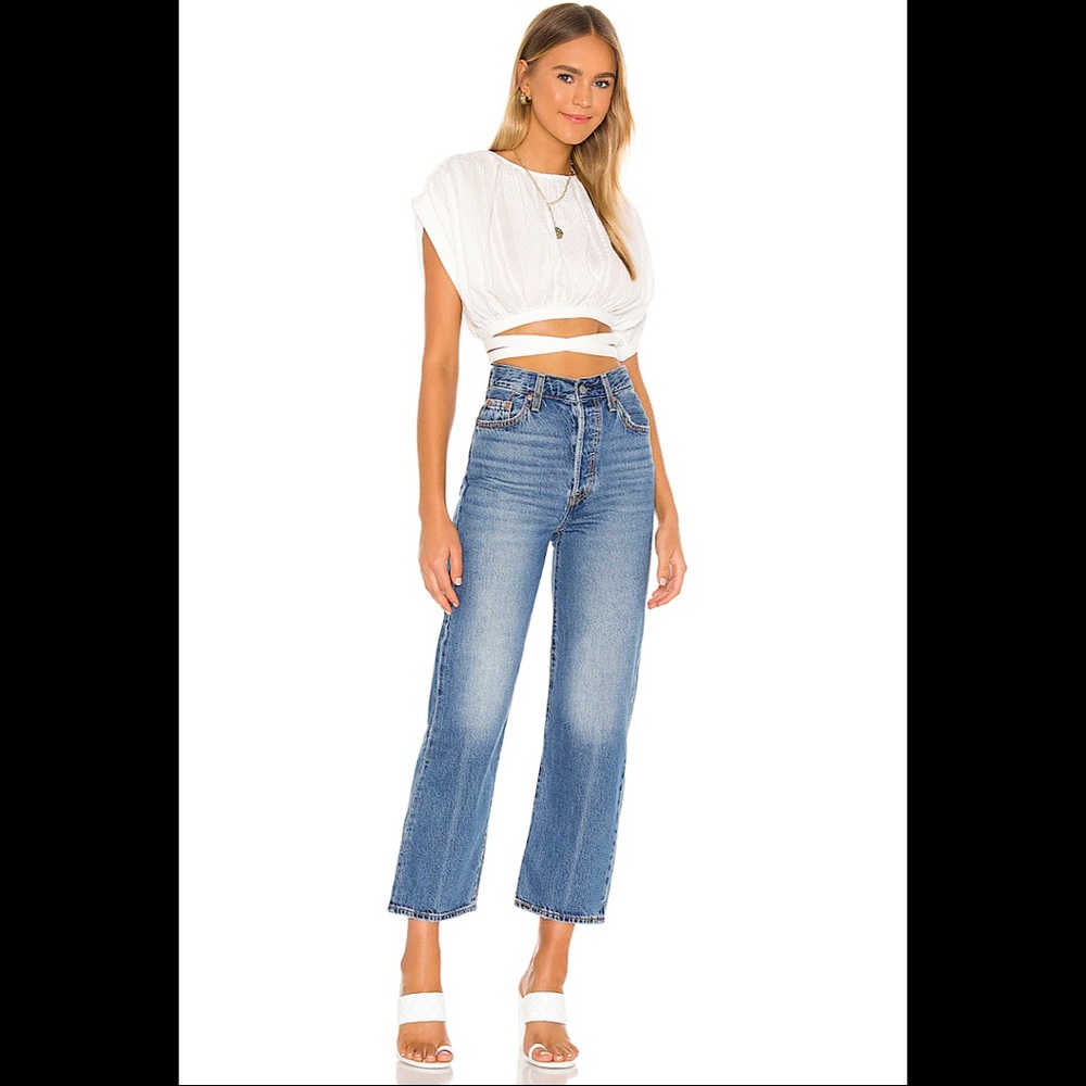 🔥🔥🔥NWT Levi's® Premium RIBCAGE STRAIGHT ANKLE JEANS - Picture 9 of 11